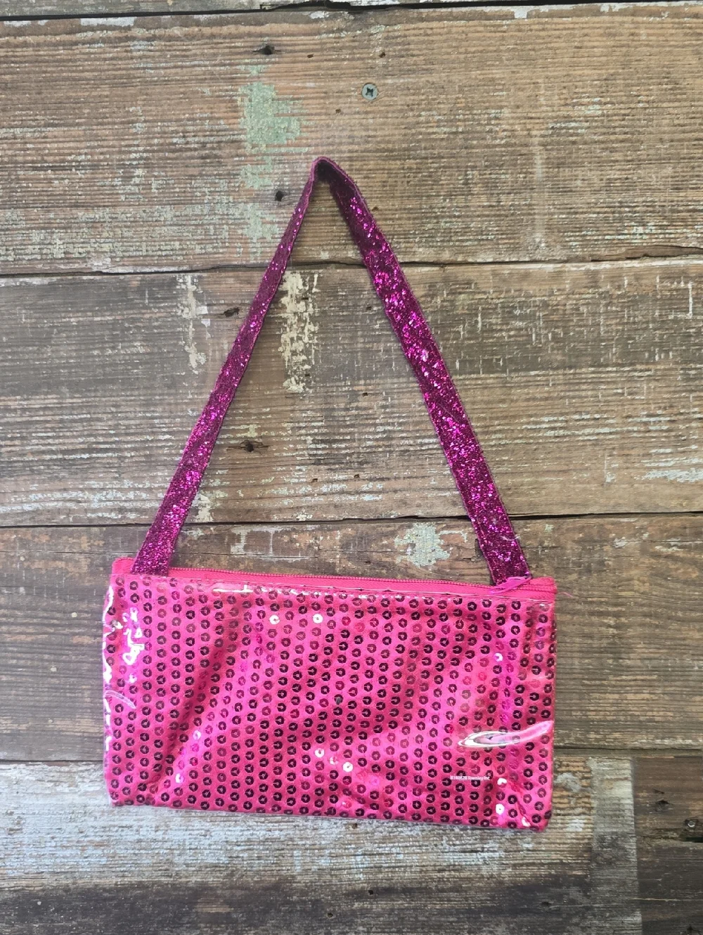 Hello Kitty Pink Sequin Wristlet Clutch